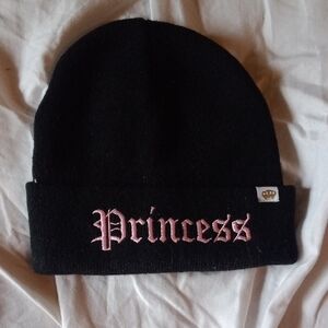 Princess Black and Pink Beanie